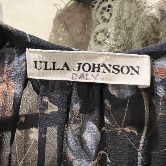 Ulla Johnson Dakota Mini Dress in Navy Silk Midnight $475 - Picture 11 of 13